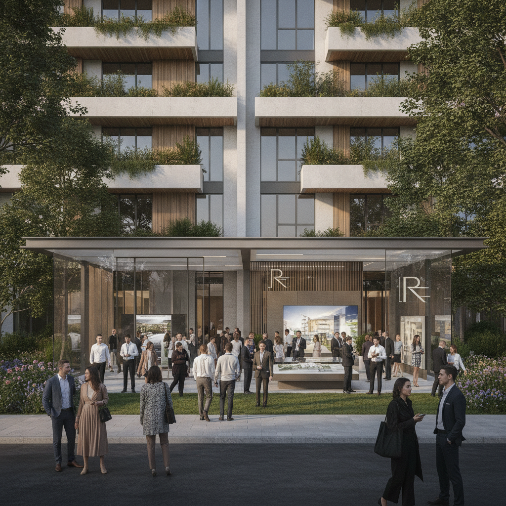 Agendamento de visitas em lançamento imobiliário